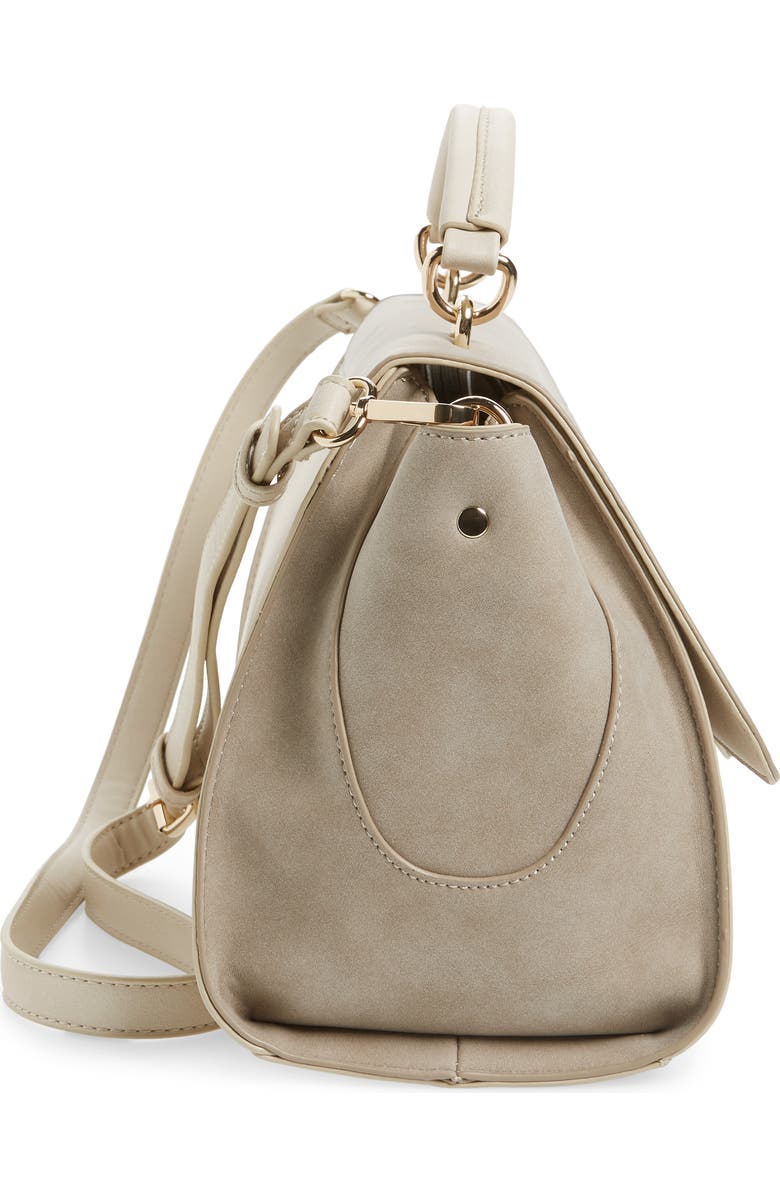 Sole Society Kenyon Faux Leather Satchel, Alternate, color,