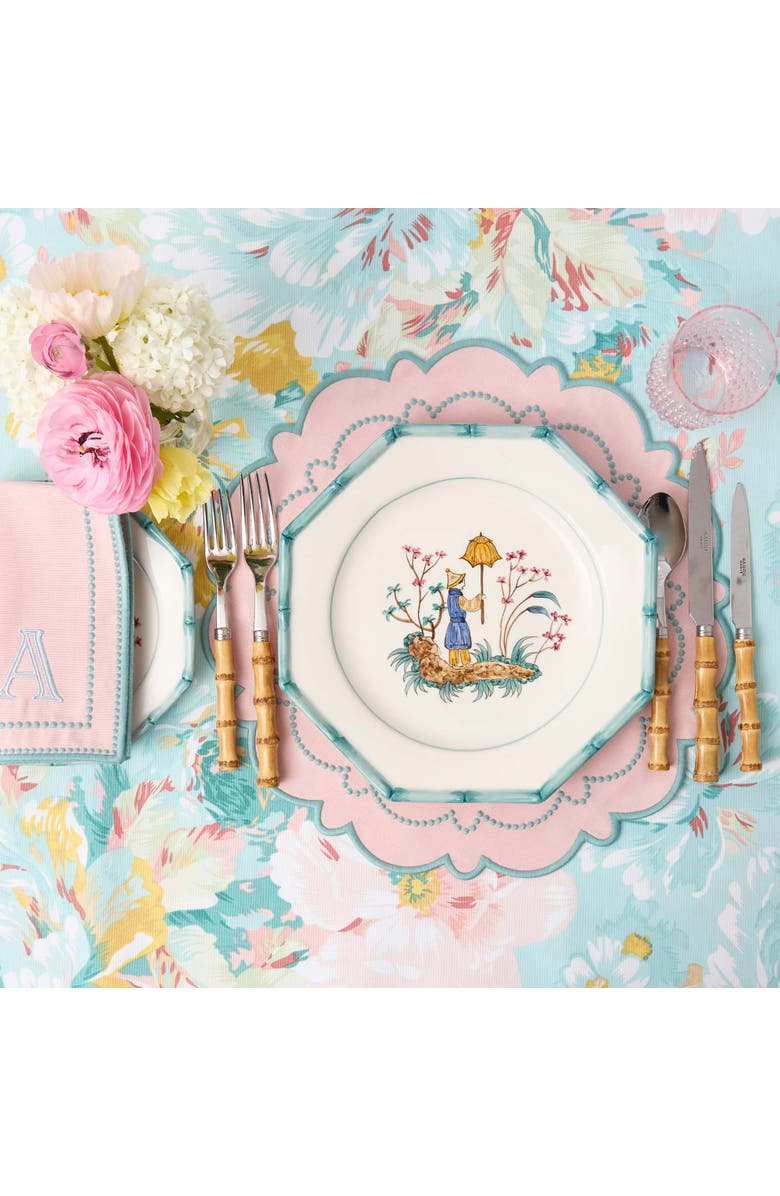 Mrs. Alice Rose Pink Hobnail Glasses, Alternate, color, Pink