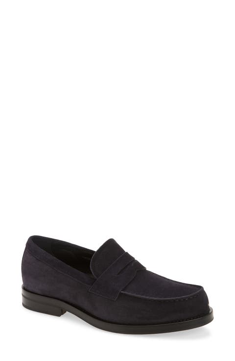 Dressletic Suede Penny Loafer (Men) (Exclusive Retailer)