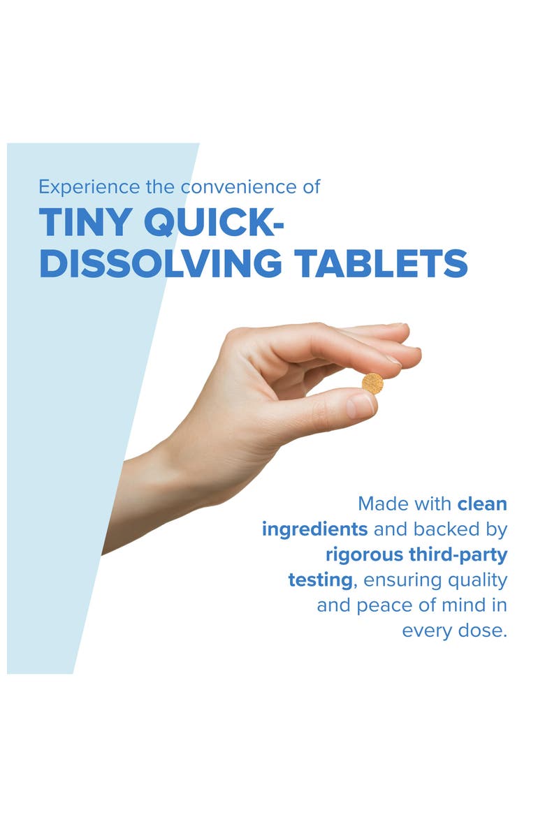 B Complex Sublingual Dissolving Tablets, Alternate, color, White