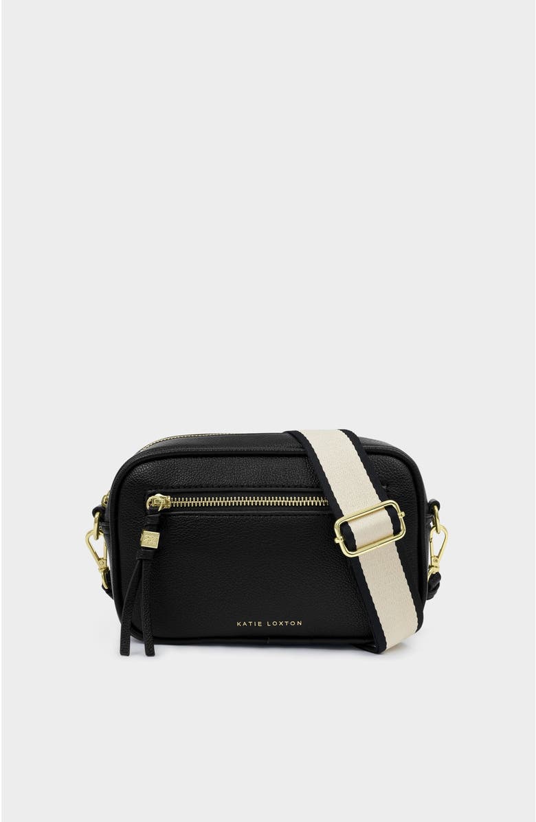 Katie Loxton Lottie Crossbody Bag, Main, color, Black