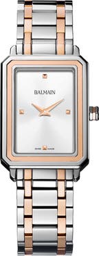 BALMAIN WATCHES Eirini Two-Tone Bracelet Watch, 25mm x 33mm