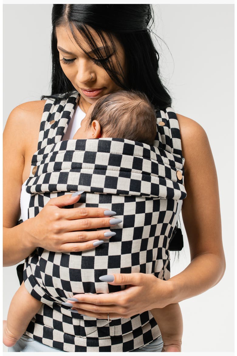 The Monarch Buckle Baby Carrier, Alternate, color, Ebony Check