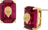 Kurt Geiger London Crystal Emerald Stud Earrings