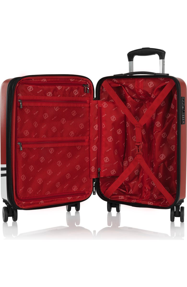 Heys NHL 21 Inch Luggage - Chicago Blackhawks, Alternate, color, Red
