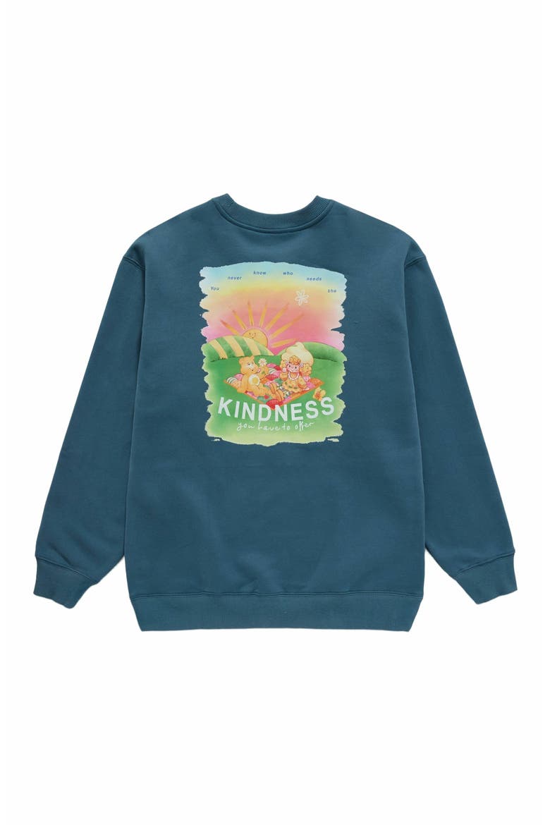 OFFER KINDNESS CREWNECK, Alternate, color, BLUE