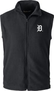 DUNBROOKE Men's Dunbrooke Black Detroit Tigers Full-Zip Vest