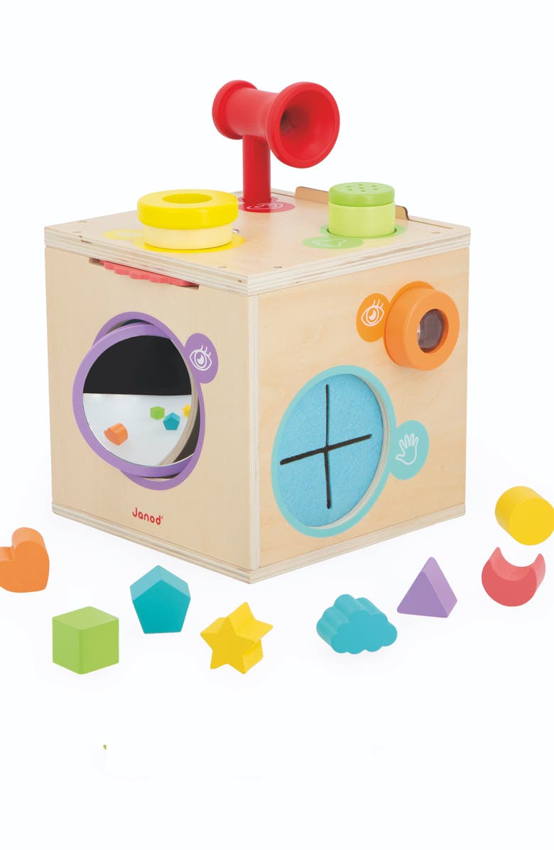 Janod Sensory Multi-Activity Discovery Box, Main, color, 