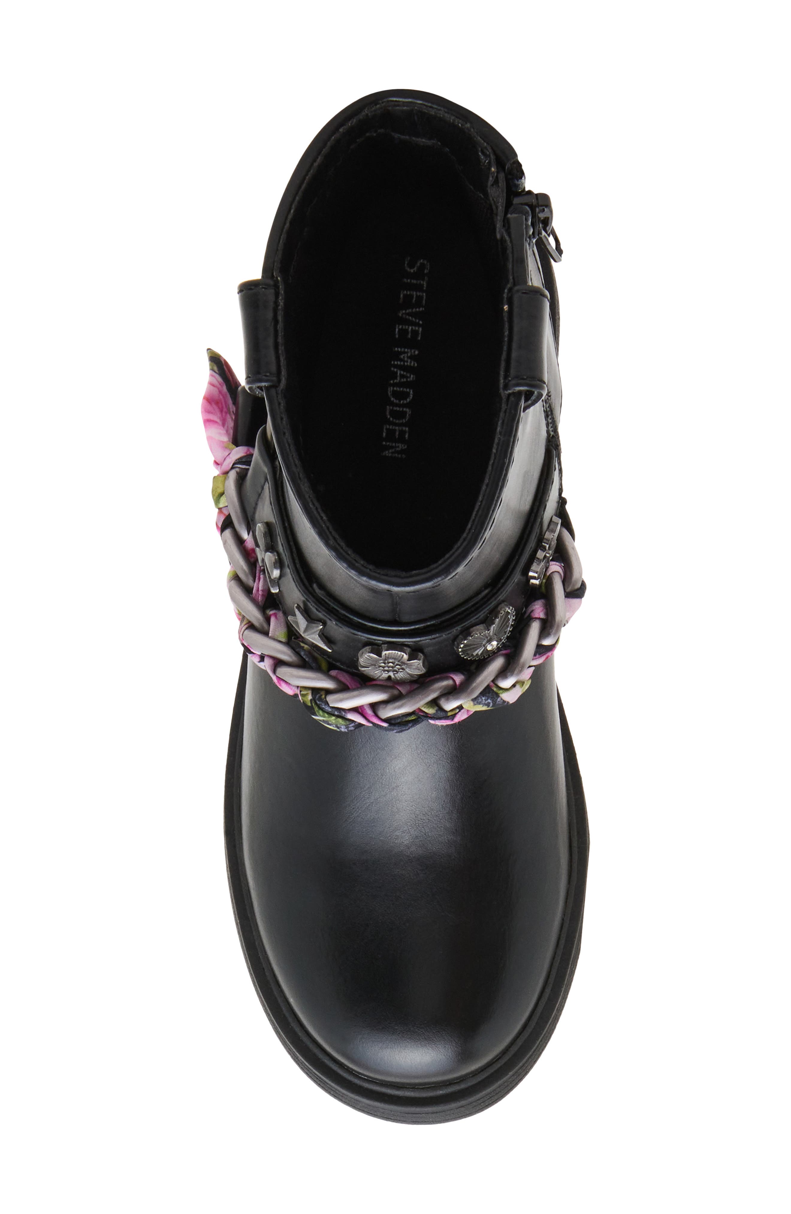 Kids' Jteal Bootie, Alternate, color, BLACK