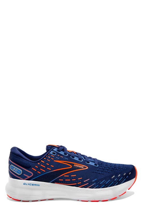 Brooks Glycerin 20 Running Shoe In Orange