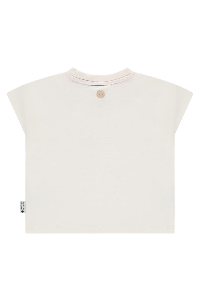 Flower Print Boxy T-Shirt, Alternate, color, Ivory