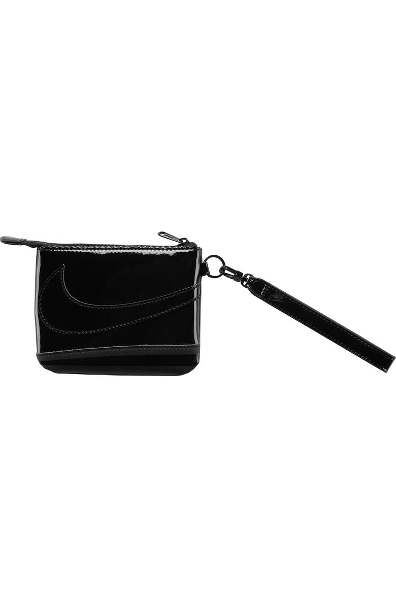 Nike Icon Cortez Wristlet, Main, color, Black/ Black/ Black