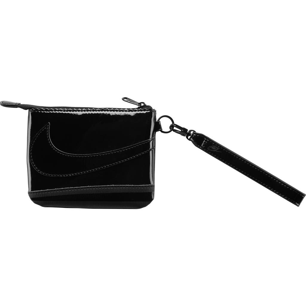 Nike Icon Cortez Wristlet In Black