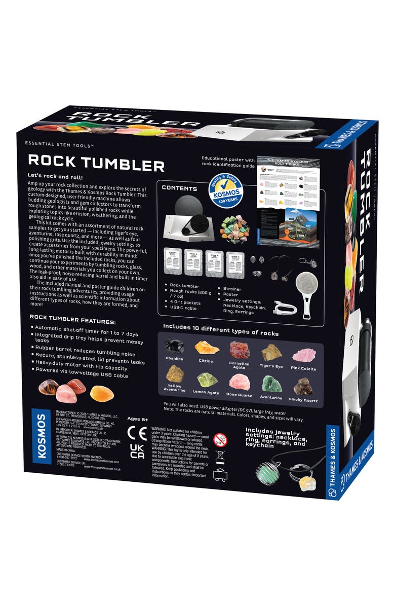 Thames & Kosmos Rock Tumbler Kit, Alternate, color, Multicolored