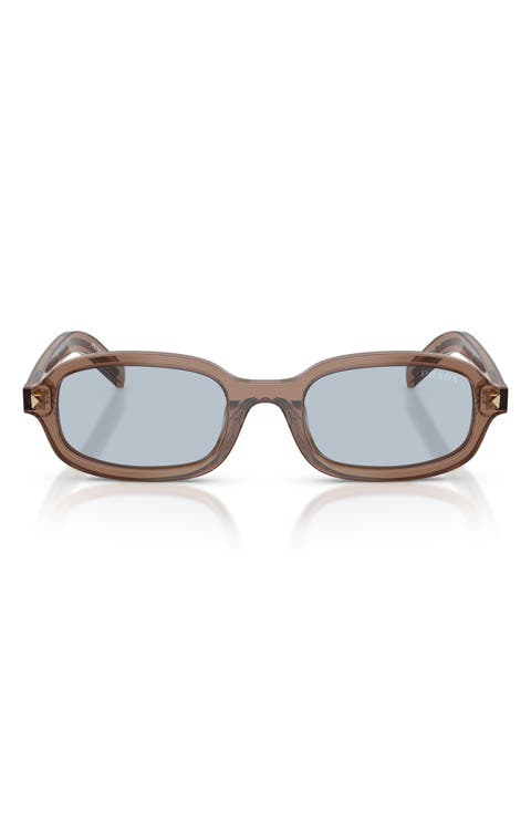 50mm Small Oval Sunglasses