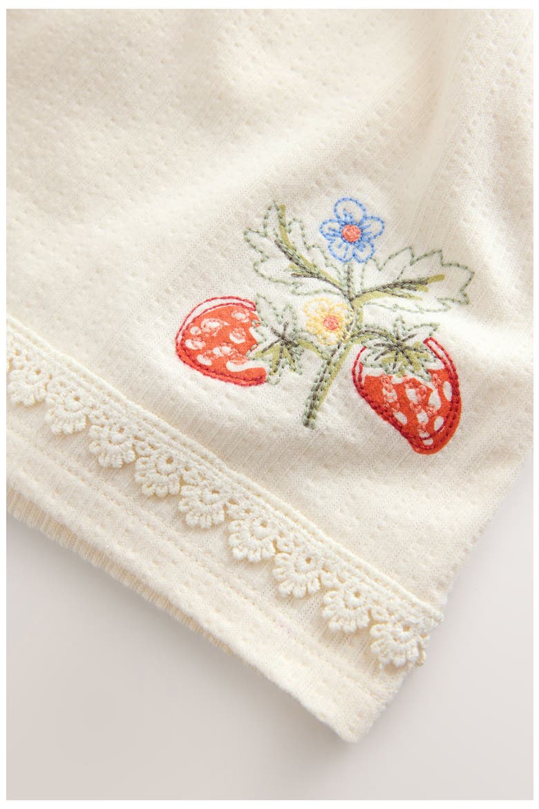 Kids' Embroidered Shirt & Shorts Set, Alternate, color, NEUTRAL