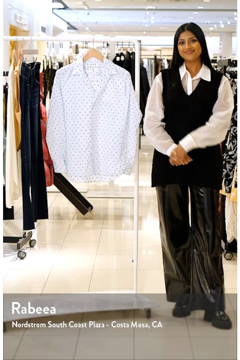 Eileen Heart Print Relaxed Button-Up Shirt video