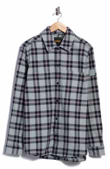 Locky Cotton Plaid Shirt Jacket