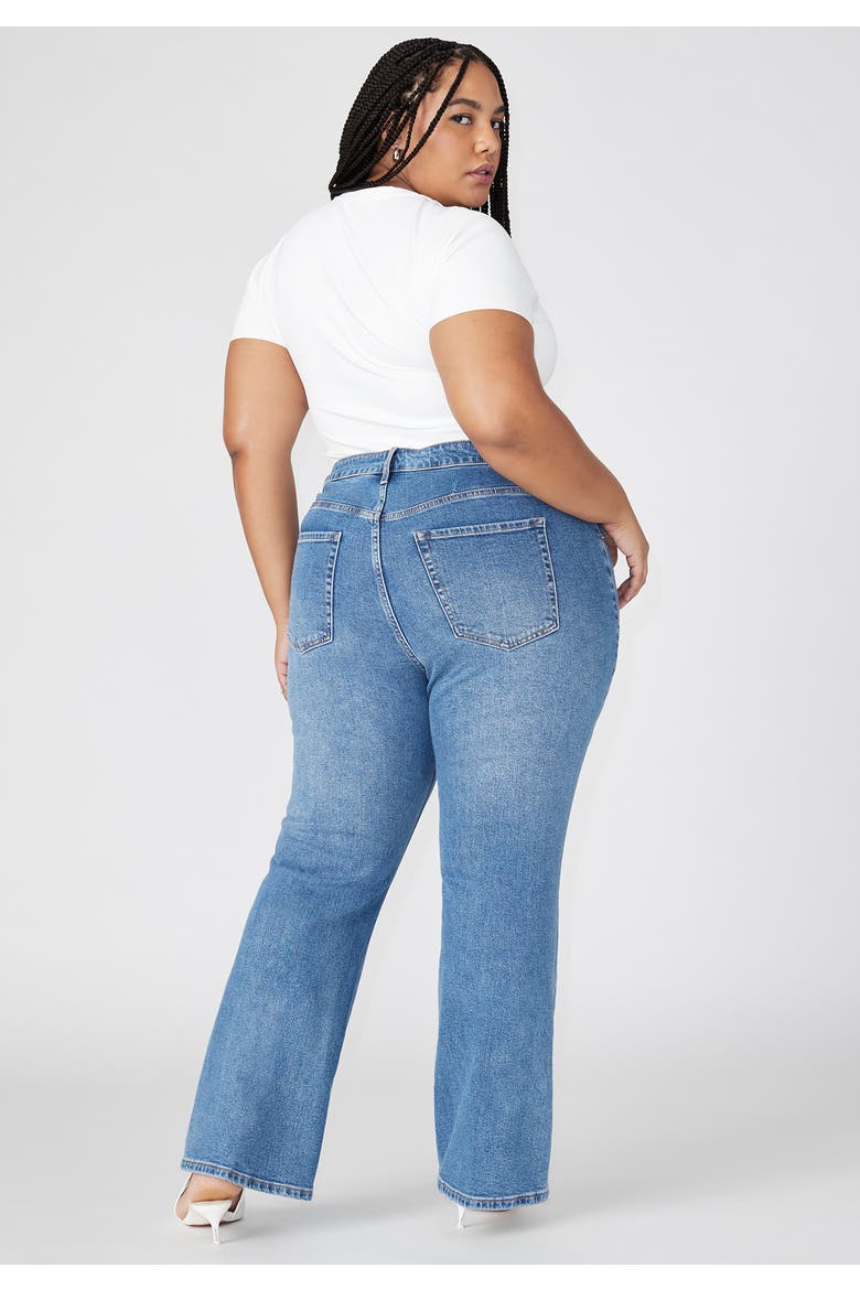 The Flare Leg Jean, Alternate, color, MEDIUM WASH DENIM