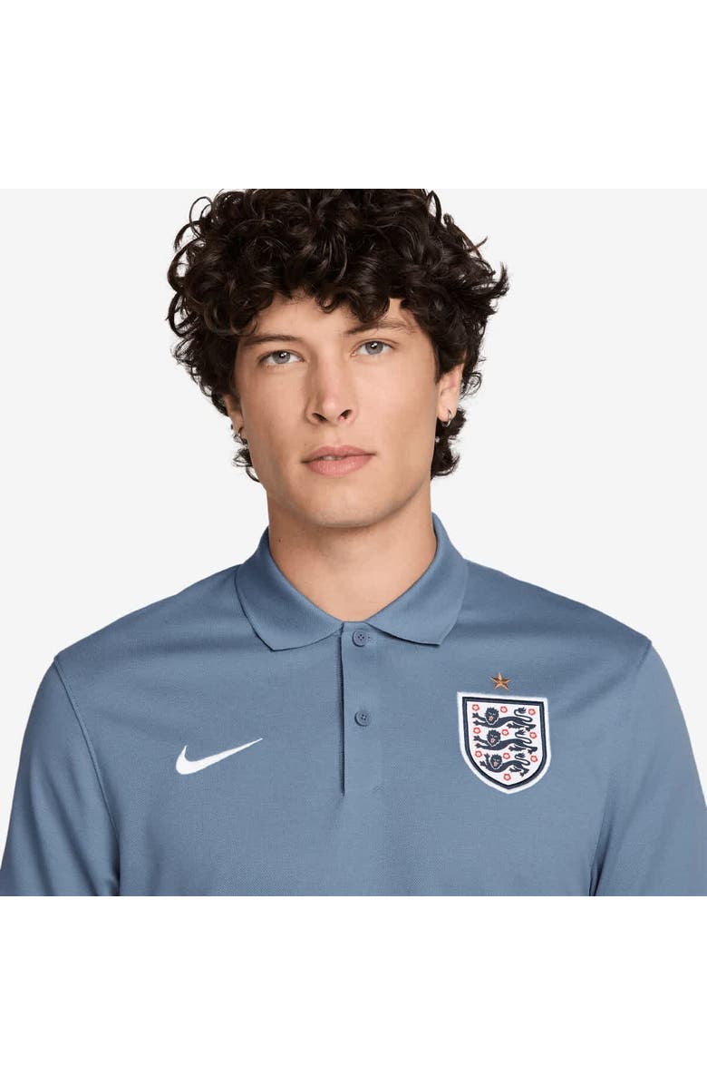 Nike Men's Nike Blue England National Team Dri-FIT Polo, Alternate, color, Blue