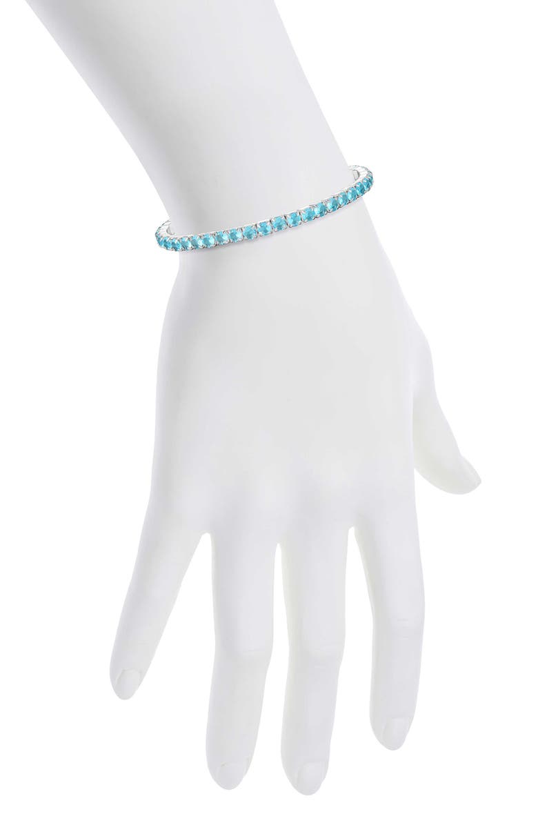 Lily Nily Kids' Cubic Zirconia Stretch Tennis Bracelet, Alternate, color,