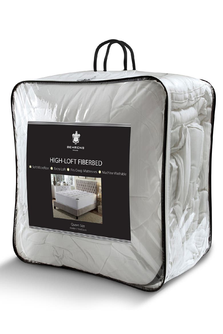 England 3" High-Loft King Fiberbed, Alternate, color, WHITE