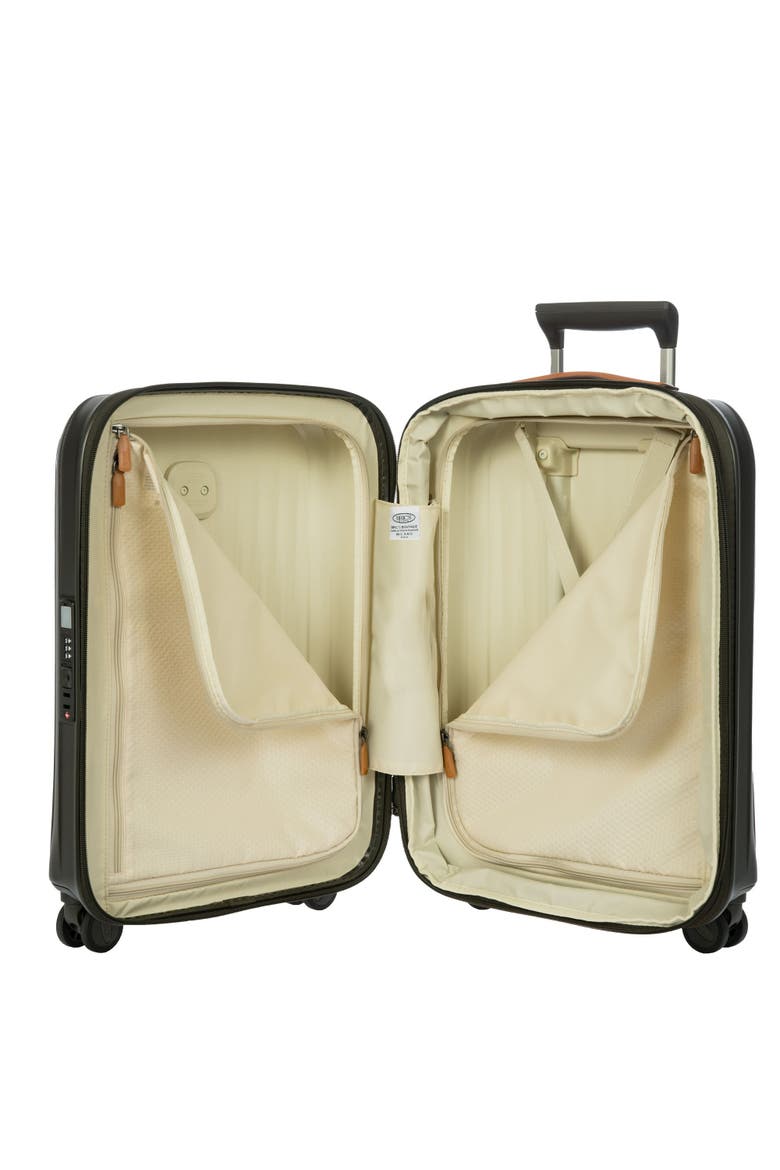 Taormina Hardside Expandable 21" Carry On Spinner Luggage, Alternate, color, Olive
