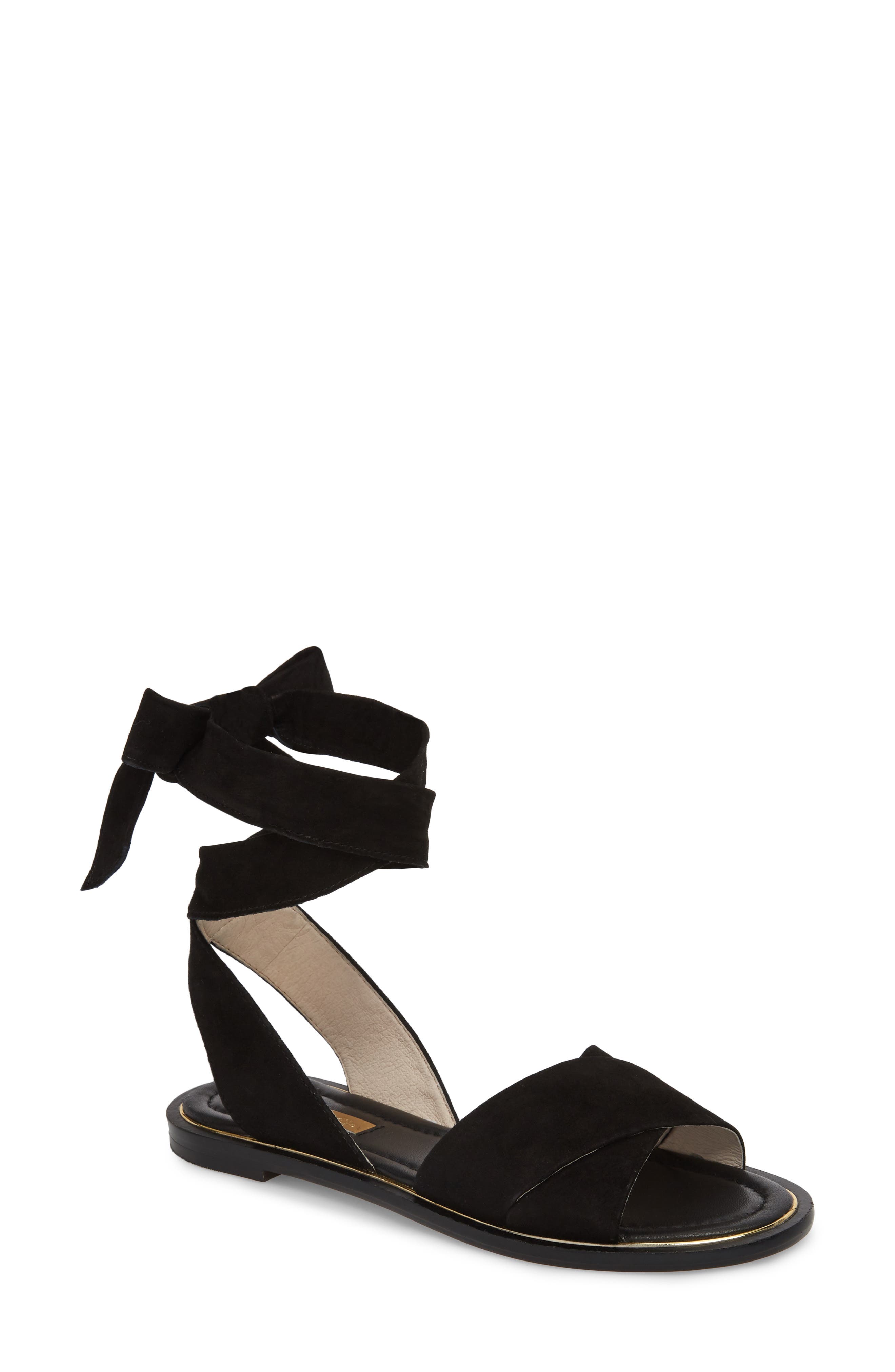 Louise et Cie Biglia Ankle Wrap Sandal, Main, color, 