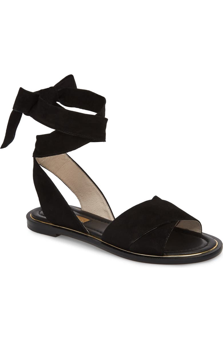 Louise et Cie Biglia Ankle Wrap Sandal, Main, color,
