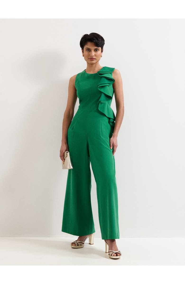 Phase Eight Jillian Wide Leg Jumpsuit, Main, color, Green