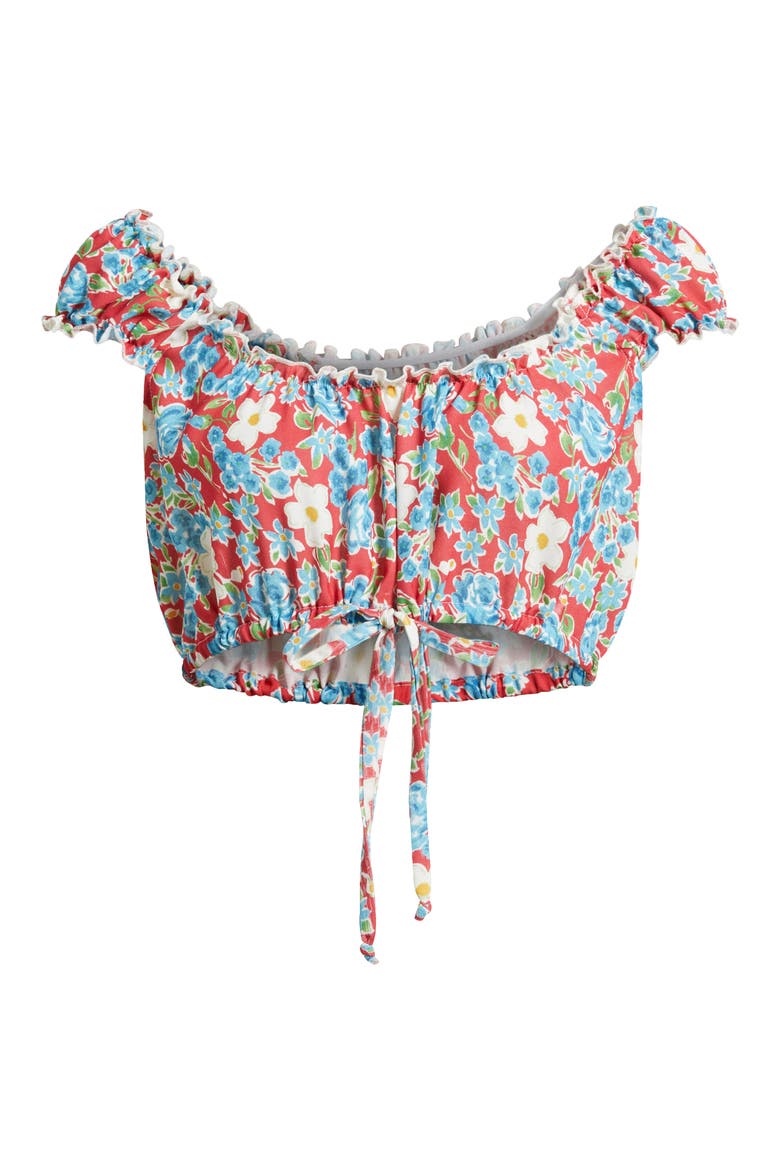 Izzy Floral Crop Top, Alternate, color, BLUE MULTI