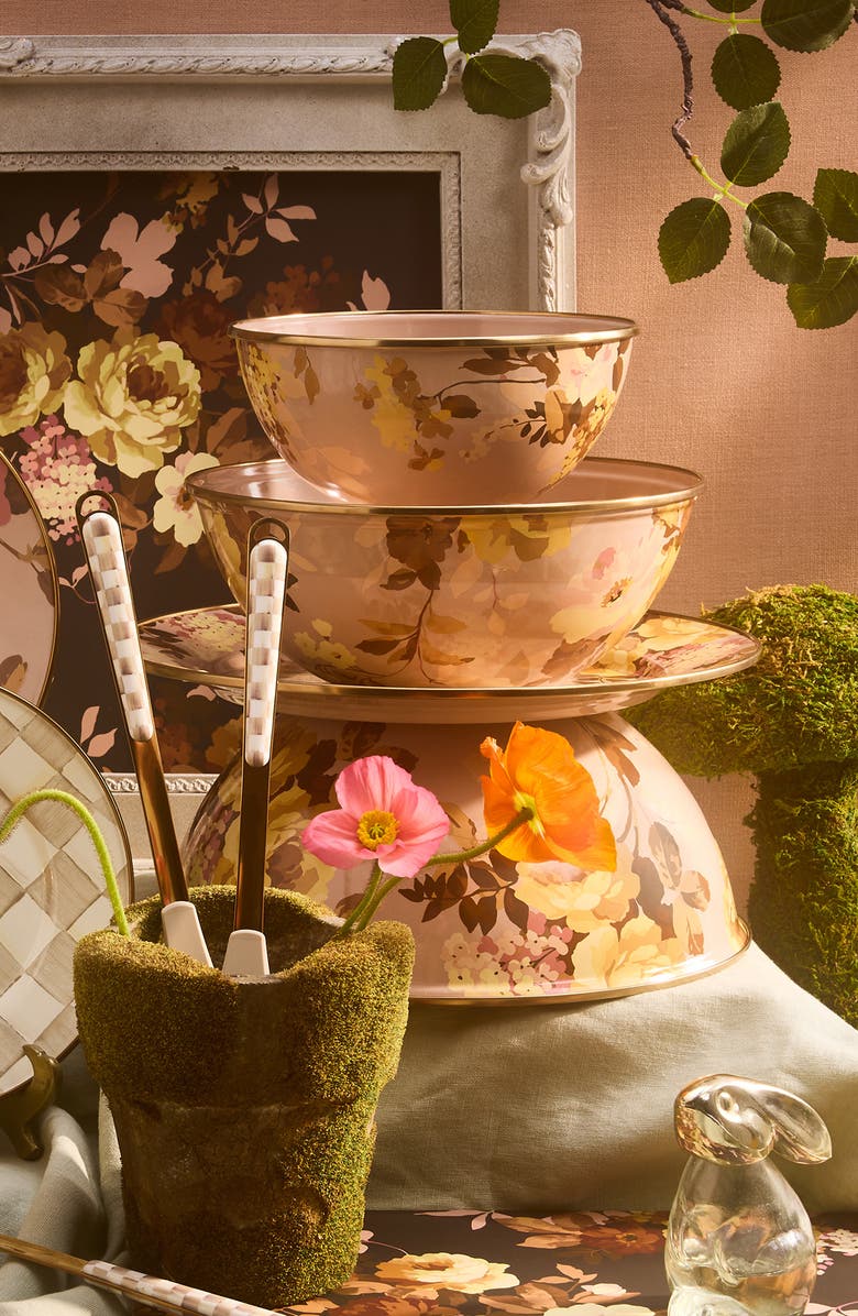 MACKENZIE CHILDS Wild Rose Mauve Everyday Bowl, Alternate, color, Mauve