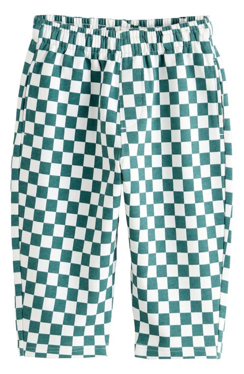 Kids' Check Knit Cotton Drawstring Pants (Baby, Toddler & Little Kid)