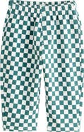 NEXT Kids' Check Knit Cotton Drawstring Pants