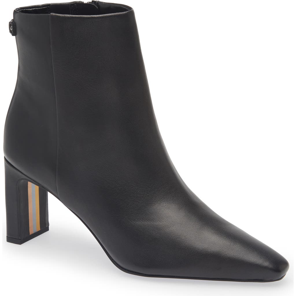 Sam Edelman Saige Womens Faux Suede Block Heel Mid-calf Boots In Black