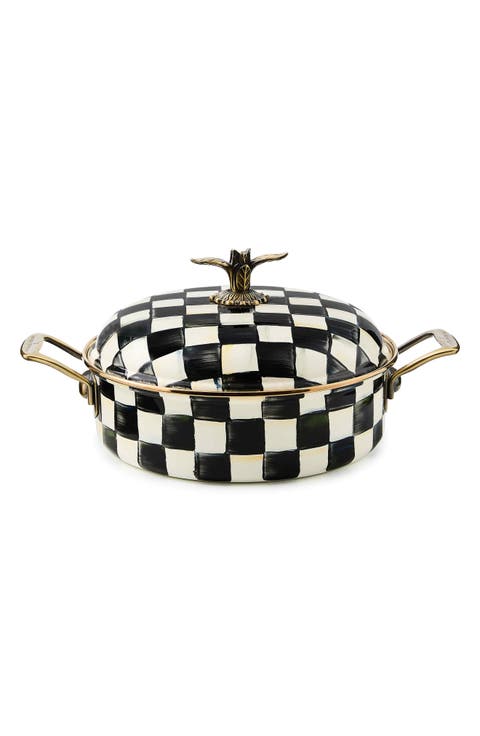 Courtly Check 5-Quart Casserole with Lid