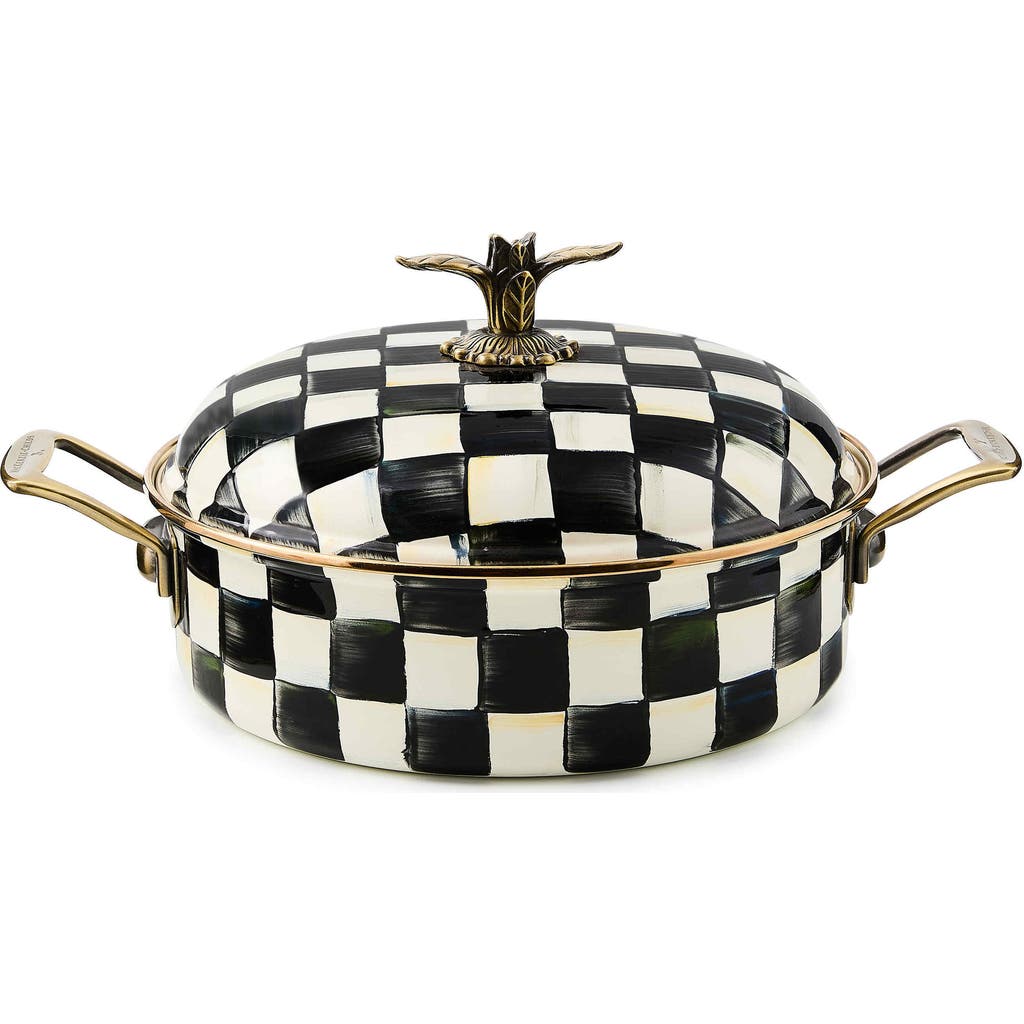 Mackenzie-childs Mackenzie Childs Courtly Check 5-quart Casserole With Lid