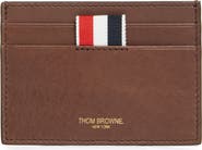 Thom Browne Soft Calfskin Leather Card Holder