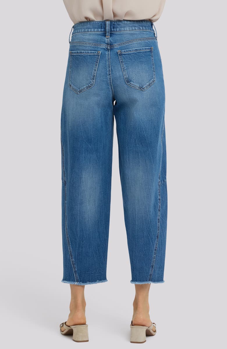 NYDJ Alyssa Frayed Crop Relaxed Tapered Jeans, Alternate, color, Pacifica