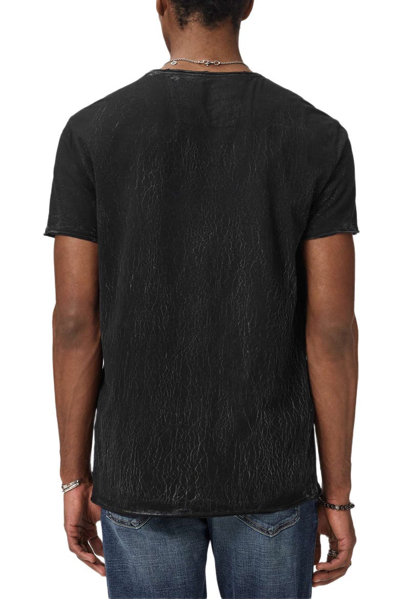 Raw Edge Graphic T-Shirt, Alternate, color, BLACK