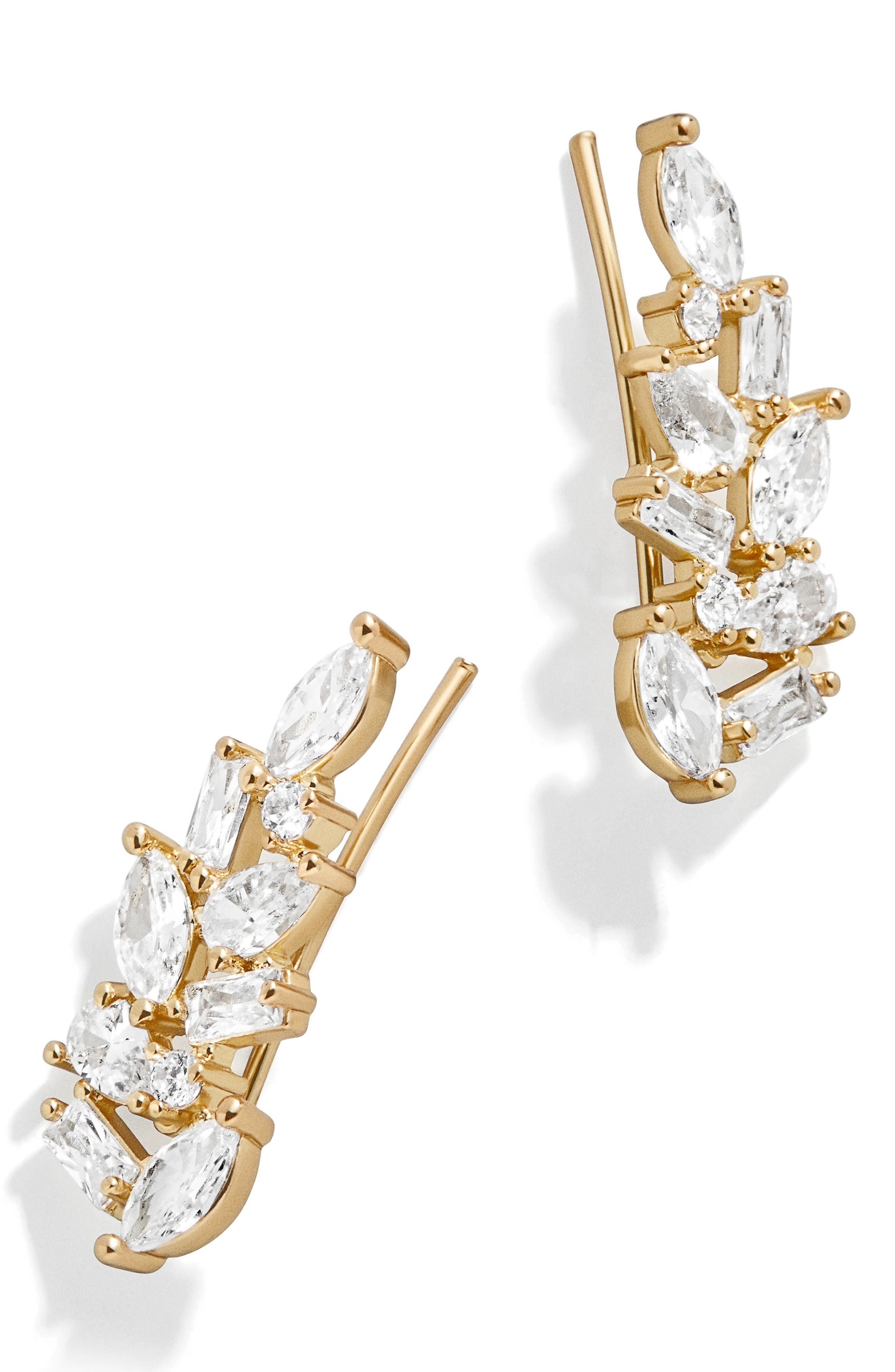 BaubleBar Louisa Cubic Zirconia Ear Crawlers (Women) | Nordstromrack