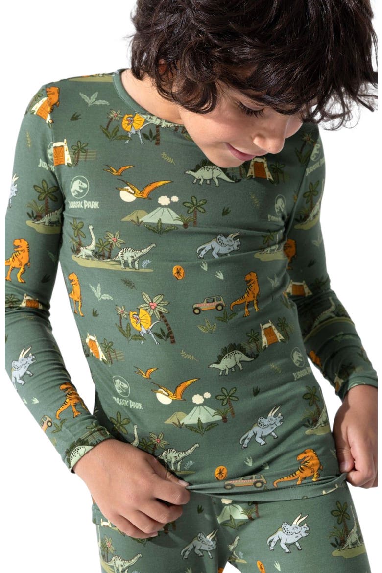 Kids' Jurassic Park Safari Set of 2 Piece Pajamas, Alternate, color, Jurassic Park: Safari