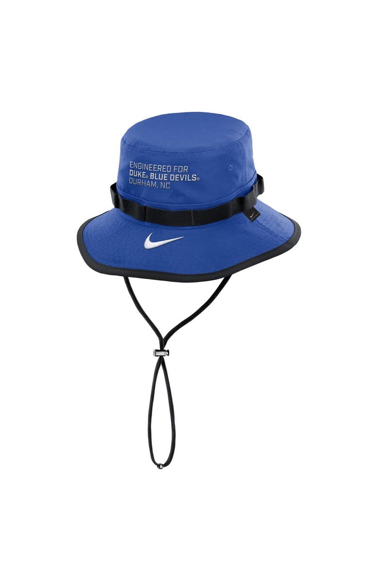 Nike Men's Nike Royal Duke Blue Devils 2025 Sideline Apex Boonie Bucket Hat, Alternate, color, Royal