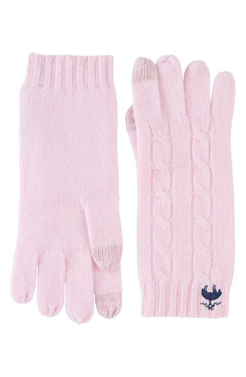 Wool & Cashmere Cable Tech Gloves
