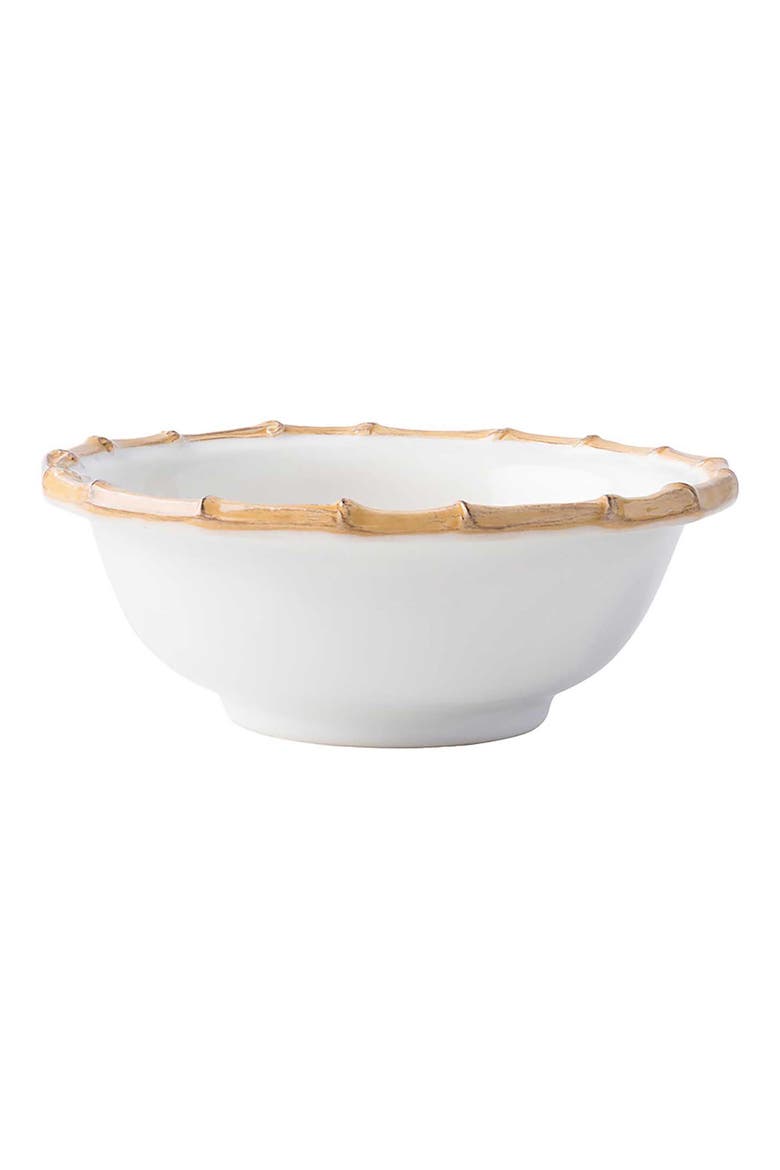 Bamboo Ceramic Cereal/Ice Cream Bowl, Main, color, BAMBOO/ NATURAL