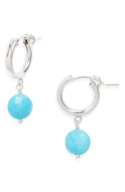 Nashelle Lucia Quartz Huggie Earrings In Multi