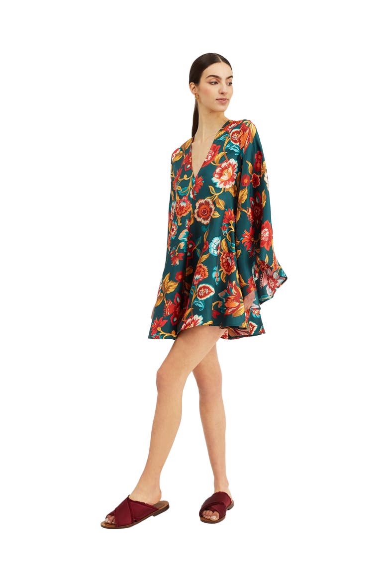Mini Magnifico Dress Hottie Emerald, Main, color, Hottie Emerald