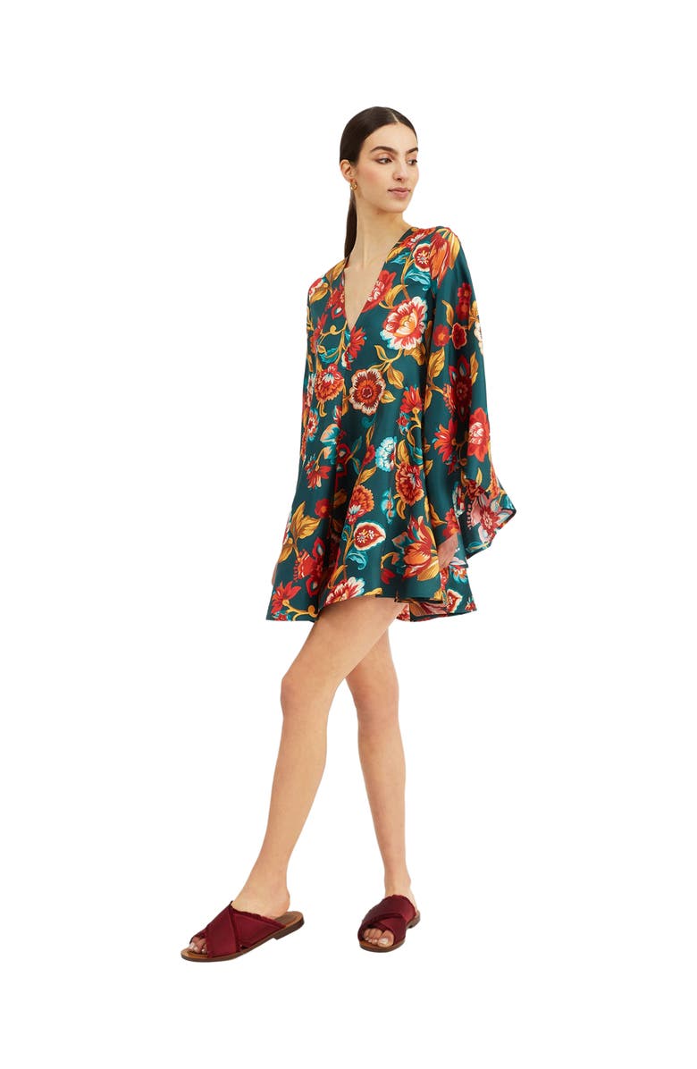 La DoubleJ Mini Magnifico Dress Hottie Emerald, Main, color, 