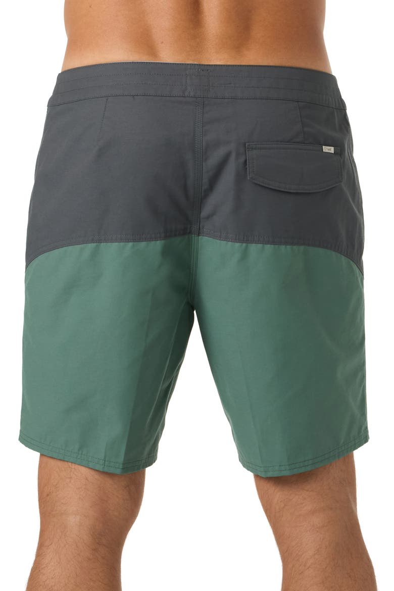 OG Heritage Board Shorts, Alternate, color, DARK FOREST