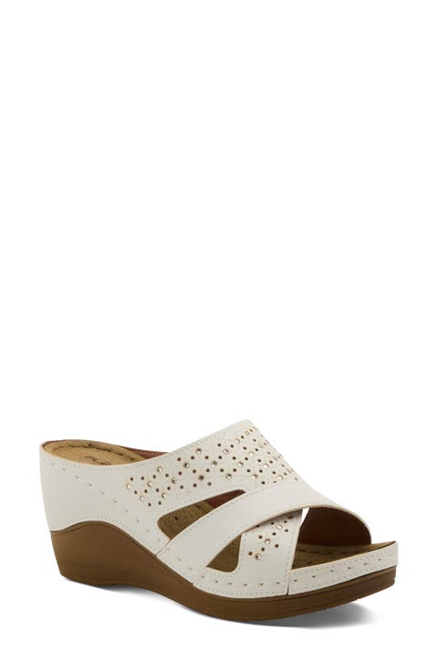 Perforated Wedge Sandal (Women)